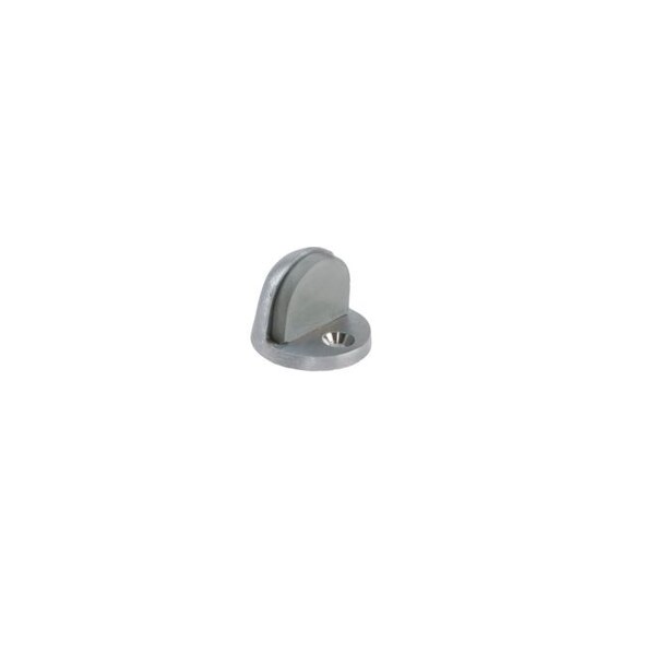 Trimco Cast Universal Dome Stop Low Rise Lip High Rise Rubber Satin Chrome - 1211.626