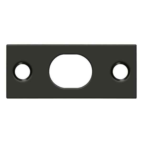 Deltana Strike Plate For Extension Flush Bolt Oil Rubbed Bronze - SP12EFB10B