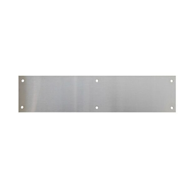Don-Jo 4" x 34" Kick Plate with Four Beveled Edges and Counersink Holes - J102630434CSKB4E