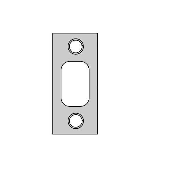 Kwikset Deadbolt Strike, Satin Nickel - 85072-15