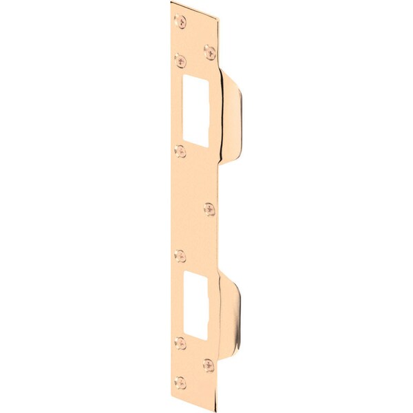Prime-Line Prime-Line 11 in. H X 1.625 in. L Brass-Plated Steel Door Strike - U 9480