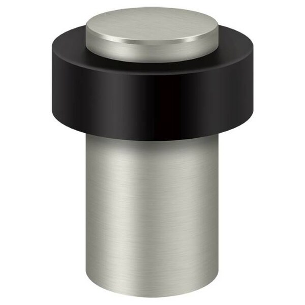 Deltana Round Universal Floor Bumper Satin Nickel 3" - UFB7500U15