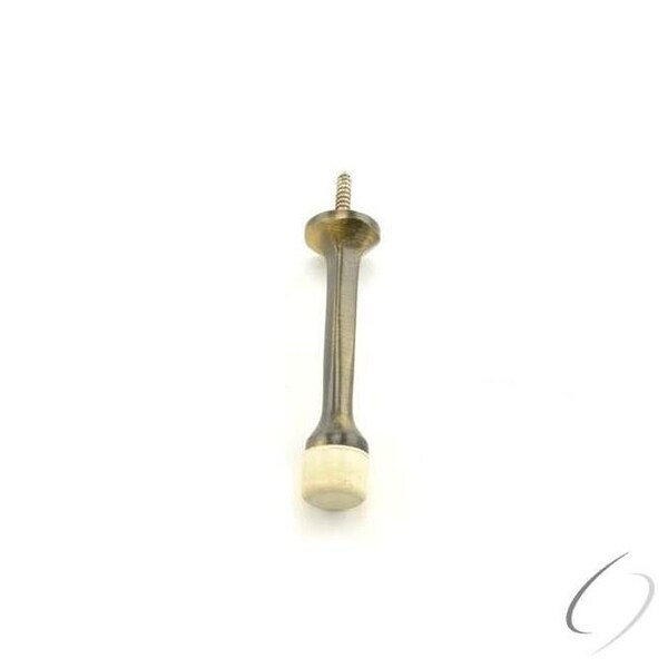 Ives Commercial Solid Brass 3-1/8" Solid Door Stop Antique Brass Finish - 61B5