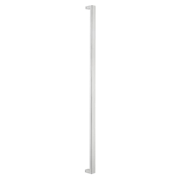Sure-Loc Hardware Sure-Loc Hardware 72 Square Long Door Pull, Single-Sided, Polished Chrome - PL-1SQ72 26