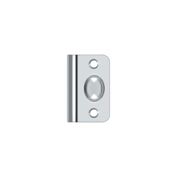 Deltana Strike Plate For Ball Catch And Roller Catch Bright Chrome - SPB349U26