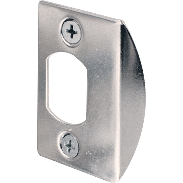Prime-Line Prime-Line 2-1/4 in. H X 1-7/16 in. L Chrome Steel Latch Strike Plate - E 2309
