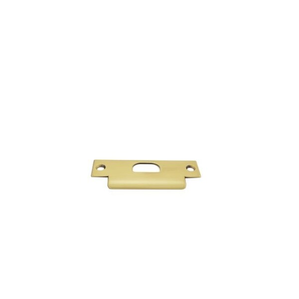 Baldwin Satin Brass with Brown Strikes Satin Brass with Brown - 5510.060.ASTR