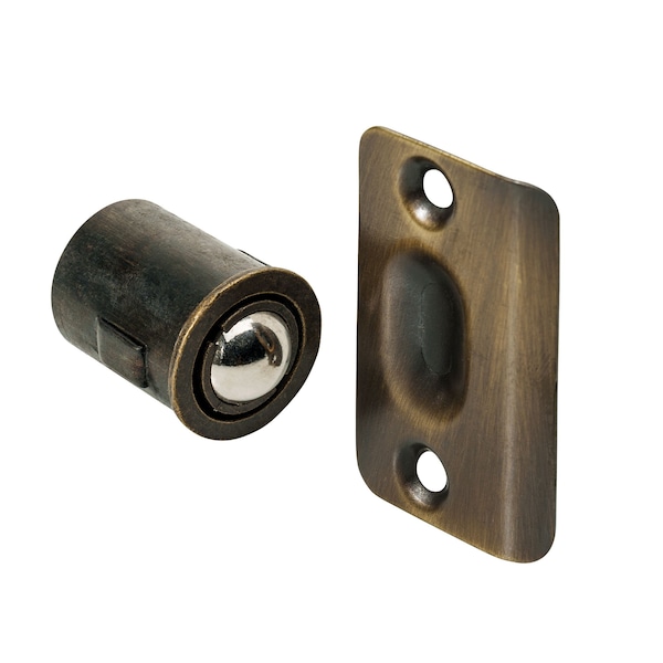 Pamex Adjustable Ball Catch Drive-In Style Antique Brass Finish - DD0530AB