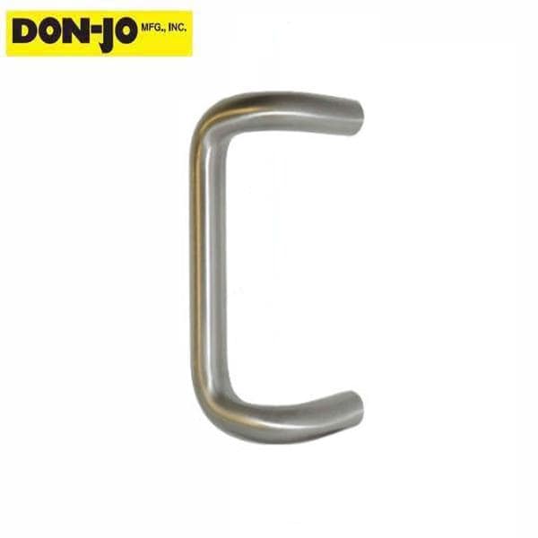 Don-Jo Don-Jo: Offset Door Round Pull 10" CTC Satin Aluminum - DNJ-1157-628