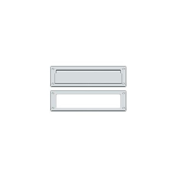 Deltana Mail Slot 13-1/8" With Interior Frame Bright Chrome - MS211U26
