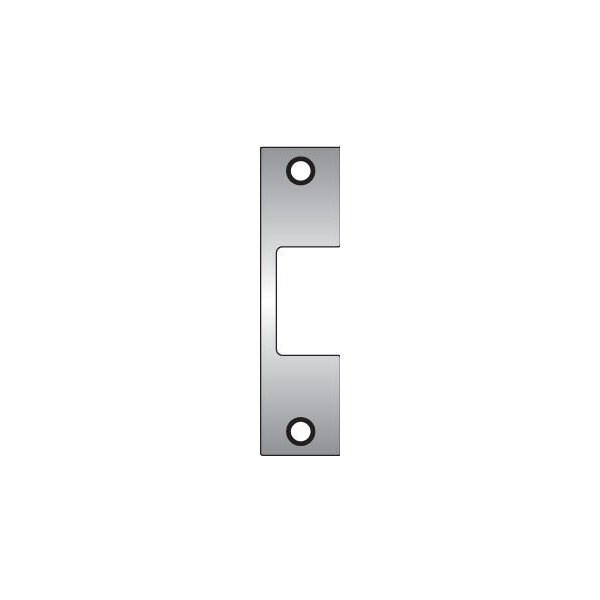 Hes J Faceplate for 1006 Strike Bright Brass Finish - J605