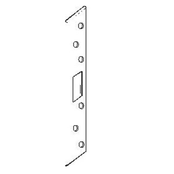 Heat Wave 2-SDS-8-BP 8 in. Brass Plated Security Door Strike - HE3468206