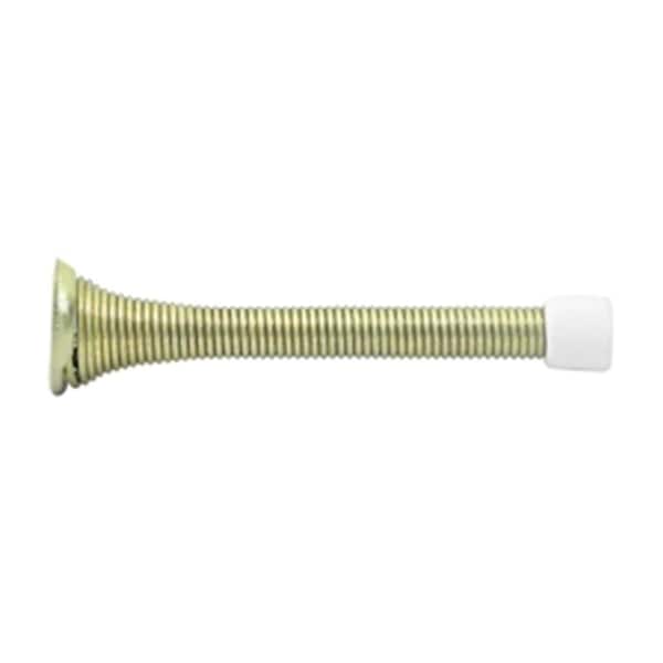 Patioplus 3.75 in. Heavy Duty Baseboard Door Bumper, Bright - PA575217