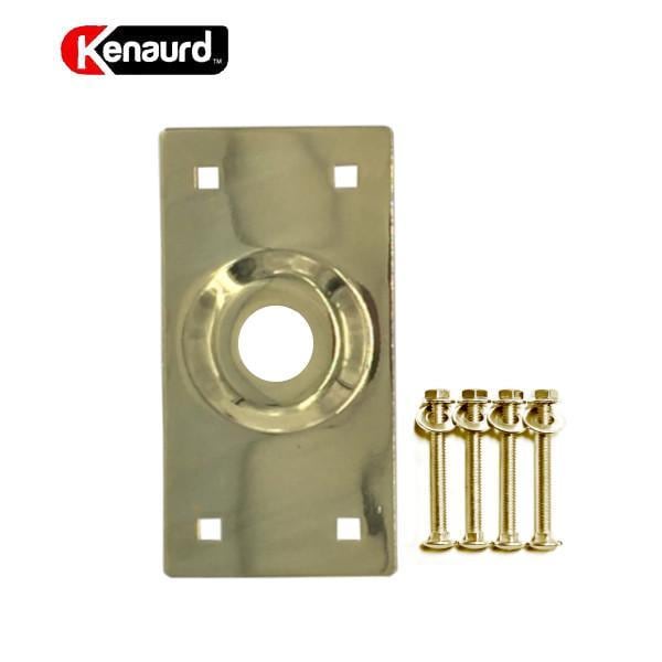 Kenaurd Kenaurd: Faceplate Cover For Mortise Cylinders / Protection - US3 / Brass - KCFP-US3