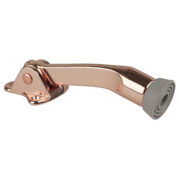 Rockwood Lever Door Holder, Satin Bronze, Cast Zinc - 458.10