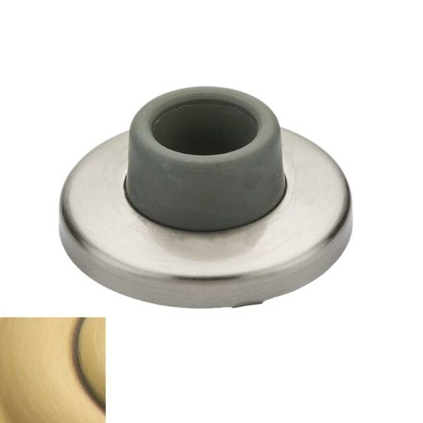 Baldwin Estate Satin Brass with Brown Door Stop - 4293.060