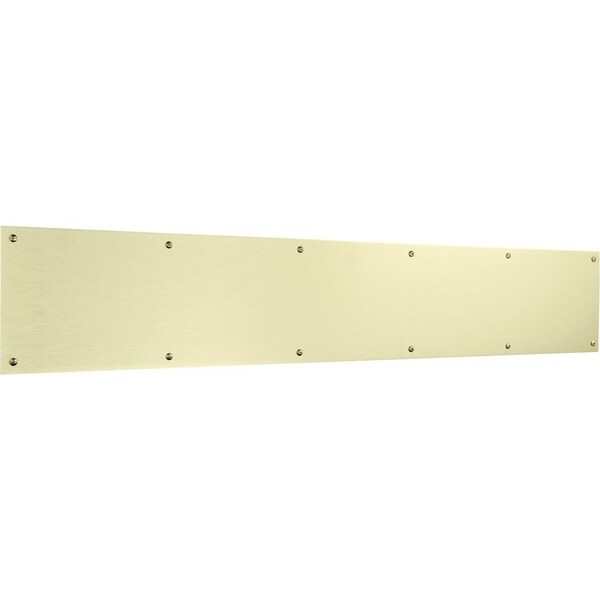 Baldwin Estate Lifetime Satin Brass Kick Plates - 2000.044.0634