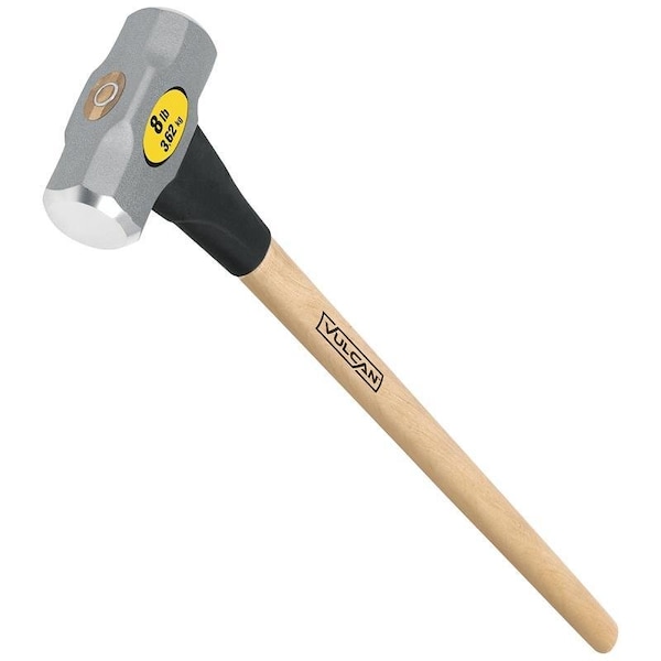 Vulcan Hammer, 8 lb Head, Sledge, Forged Milled Head, Steel Head - 34513