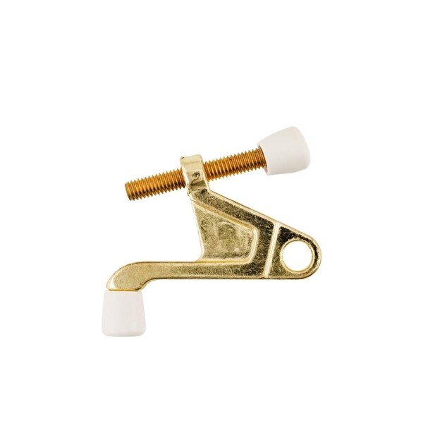 Pamex Heavy Duty Hinge Pin Door Stop Bright Brass Finish - DD0241PB