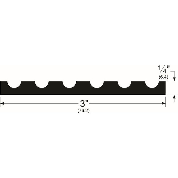 Pemko 191A72 72" Floor Plate with Safety Tread Mill Aluminum - 191A72