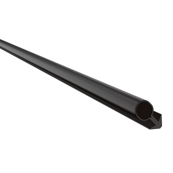 Pemko S104D100 100' 9/32" Kerf-In Weatherstrip Dark Brown - S104D100