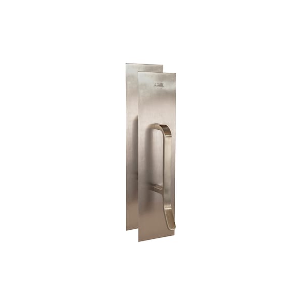 Trimco Push/Pull Plate SatinStain Steel 4x16 - 18353630