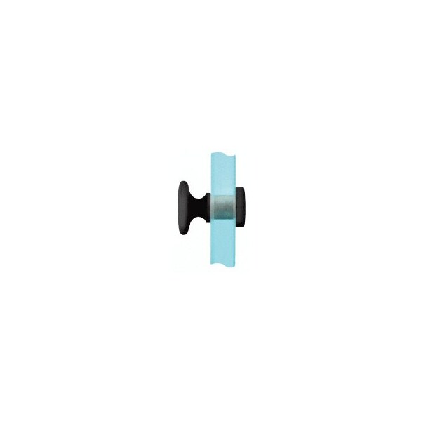 Cr Laurence Matte Black Traditional Style Single-Sided Door Knob - SDK200MBL