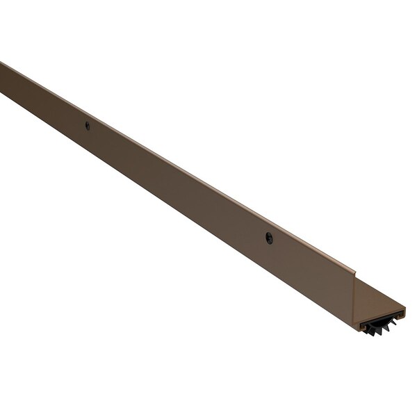 Pemko 48in 4ft Door Shoe with Vinyl Dark Bronze Finish - 211DV48
