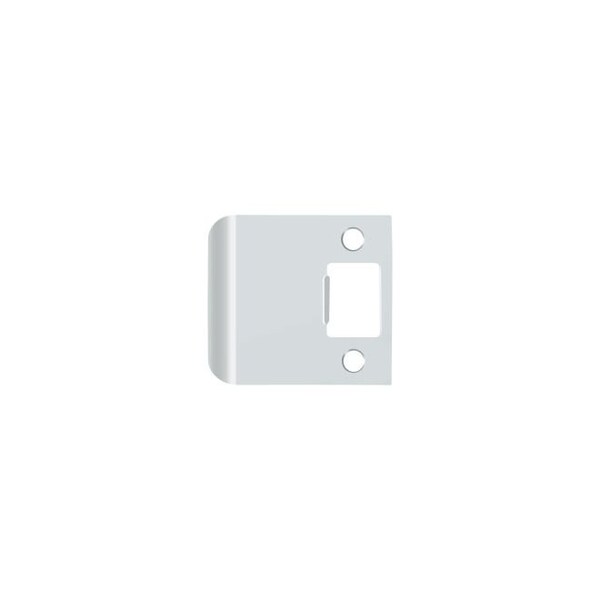 Deltana Extended Lip Strike Plate, 2-1/2" Overall Bright Chrome - SPE25026