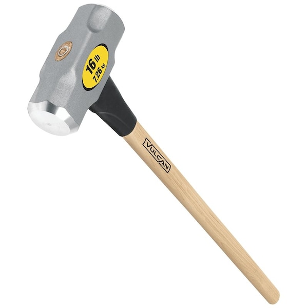 Vulcan Hammer, 16 lb Head, Sledge, Forged Milled Head, Steel Head - 34507
