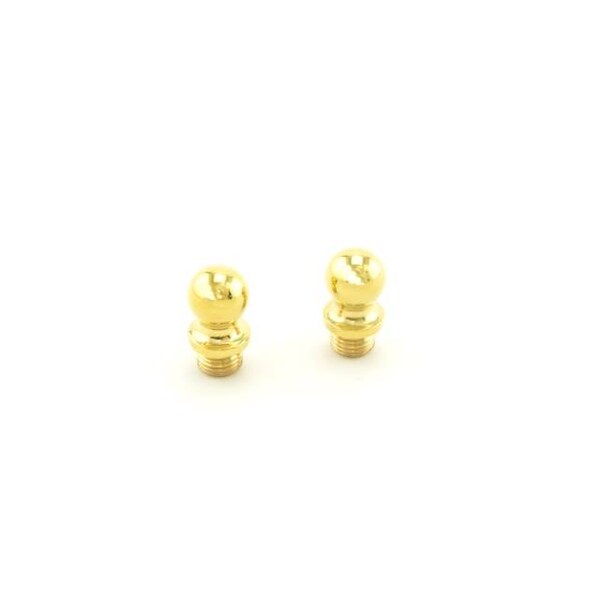 Baldwin Estate Unlacquered Brass Hinge Pins and Finials - 1090.031.I
