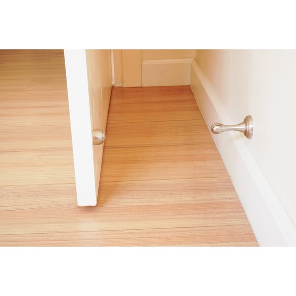 Richelieu 3inch 76 mm Magnetic Door Stop, Antique Brass - 67ABR