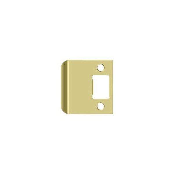 Deltana Extended Lip Strike Plate, 2-1/4" Overall Bright Brass - SPE225U3
