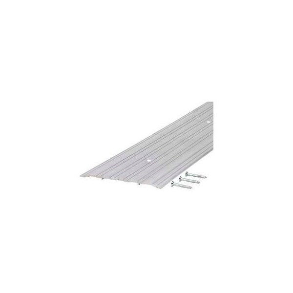 M-D Building Products M-D TH043 Fluted Saddle Threshold, 68684, 72", Silver - 68684