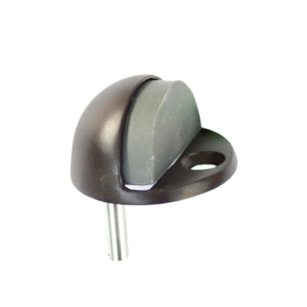 Orca Hardware Low Rise Dome Floor Stop With Black Tip, US10B Oil-Rubbed Bronze Finish - TH-23LP-10B