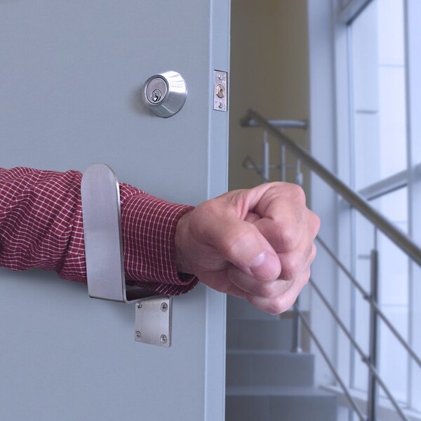 Tell Tell 2 in. L Satin Silver Stainless Steel Door Pull - DT101927