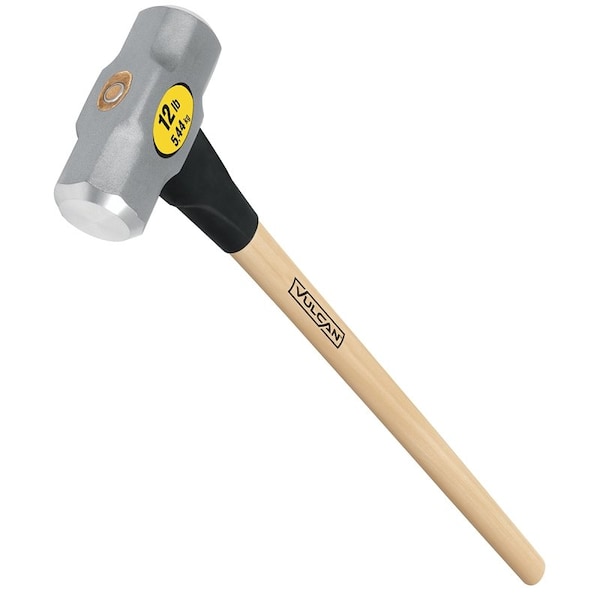 Vulcan Hammer, 12 lb Head, Sledge, Forged Milled Head, Steel Head - 34506