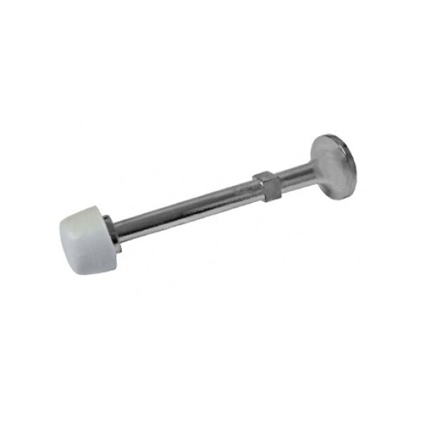Cal-Royal 3 Cast Rigid Door Stop Molded Screw, US26D Satin Chrome - RS92-26D