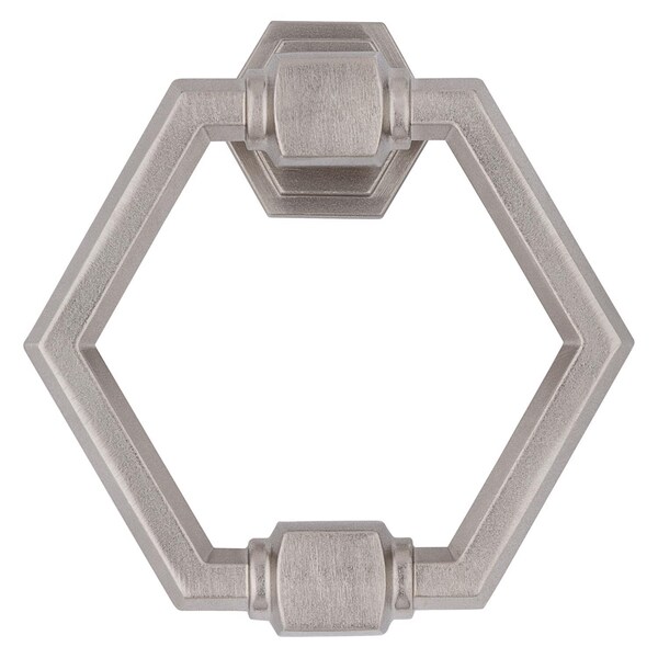 National Hardware National Hardware Powell 4 in. L Satin Nickel Die Cast Zinc Door Knocker - N336-707