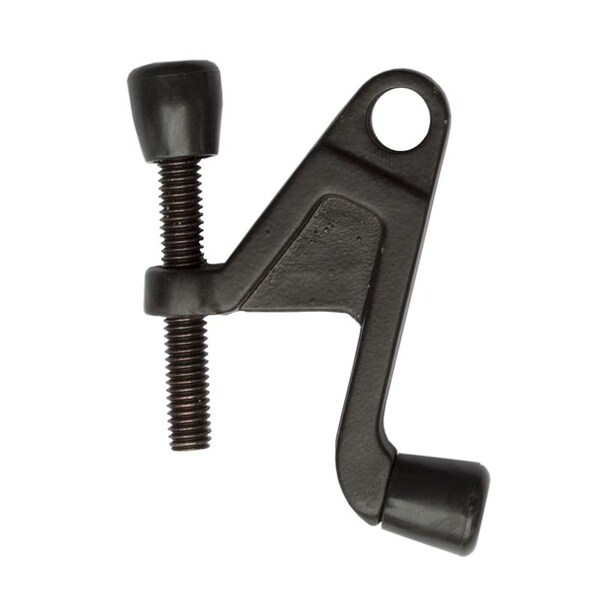 Orca Hardware Heavy Duty Hinge Pin Door Stop, With Black Tip, Zinc Alloy, BL Black Finish - TH-HPHD-BL