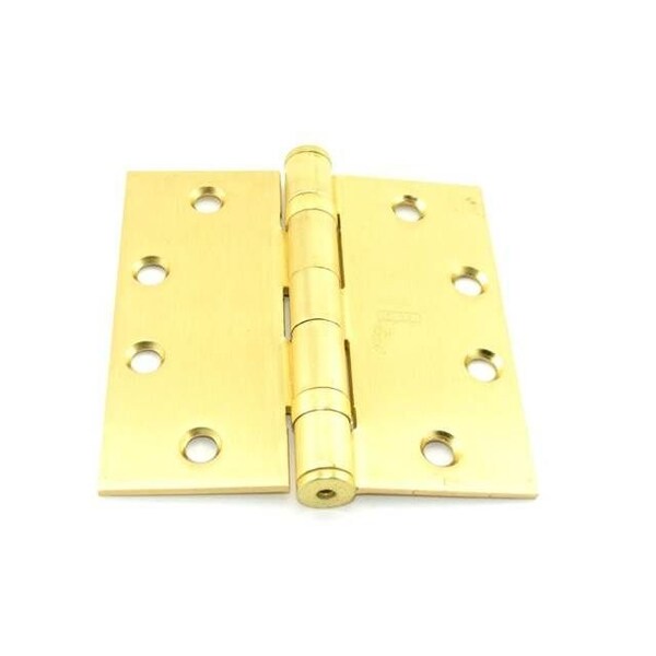 Best Hinges 4-1/2inx4-1/2in Steel Full Mortise Ball Bearing Standard Weight Square Corner Hinge # 068784 - FBB1794124