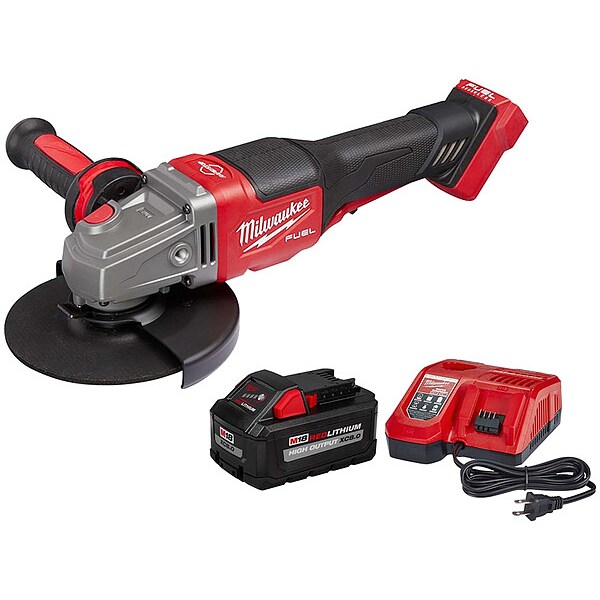 Milwaukee Tool Grinder and Battery Kit - 2980-20, 48-59-1880