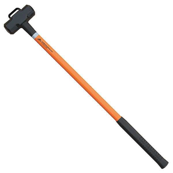 Leatherhead Tools Sledge Hammer, 36" Orange Fiberglass Handle, 8 lb. Head - SLO-8-36HM