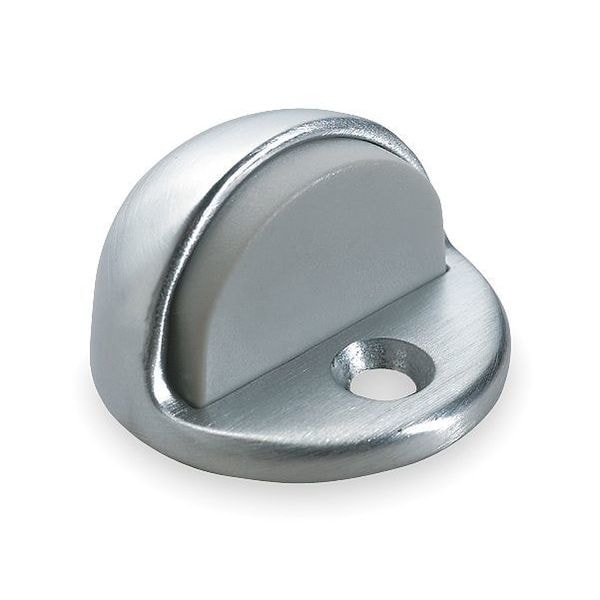 Rockwood Dome Door Stop, Satin Chrome, Dia. 2 In - 441.26D