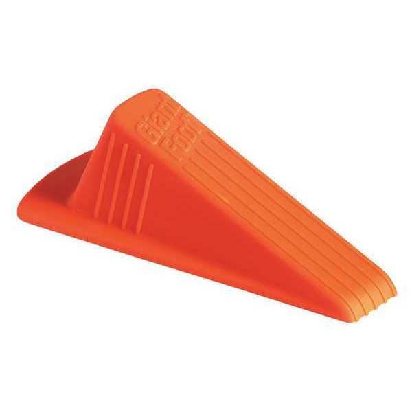 Giant Foot Door Wedge XL, Thermo Plastic, Orange, 2"H x 3-1/2"W - 29965