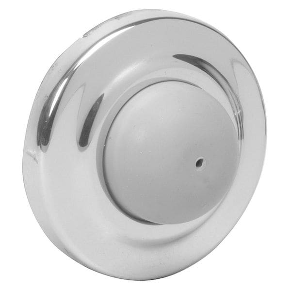 Ives Door Stop, Stainless Steel, Silver, 2-1/2"H x 2-1/2"W, Length: 1 in - WS406/407CVX US32D