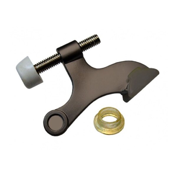 Cal-Royal Deluxe Hinge Pin Door Stop Nylon Bushing, Residential Use, for Hinge Sizes 3-1/2 x 3-1/2 and 4 x - NHP78-10B