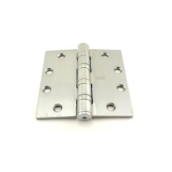 Best Hinges 4-1/2inx4-1/2in Five Knuckle Architectural Steel Full Mortise Heavy Weight Hinge # 061676 Satin - FBB16841226D