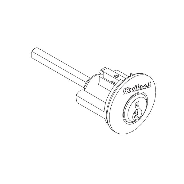 Kwikset Deadbolt Cylinder 660 Satin Chrome - 83735-006
