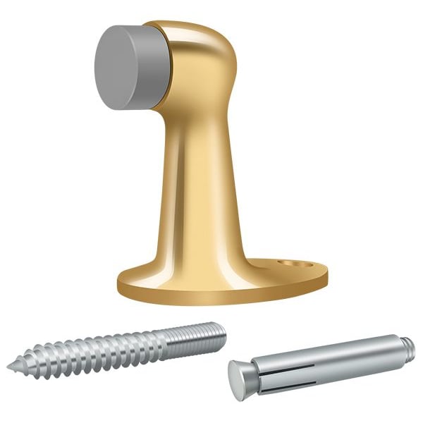 Deltana Floor Door Bumper 2-7/8" Lifetime Brass - FDB278CR003